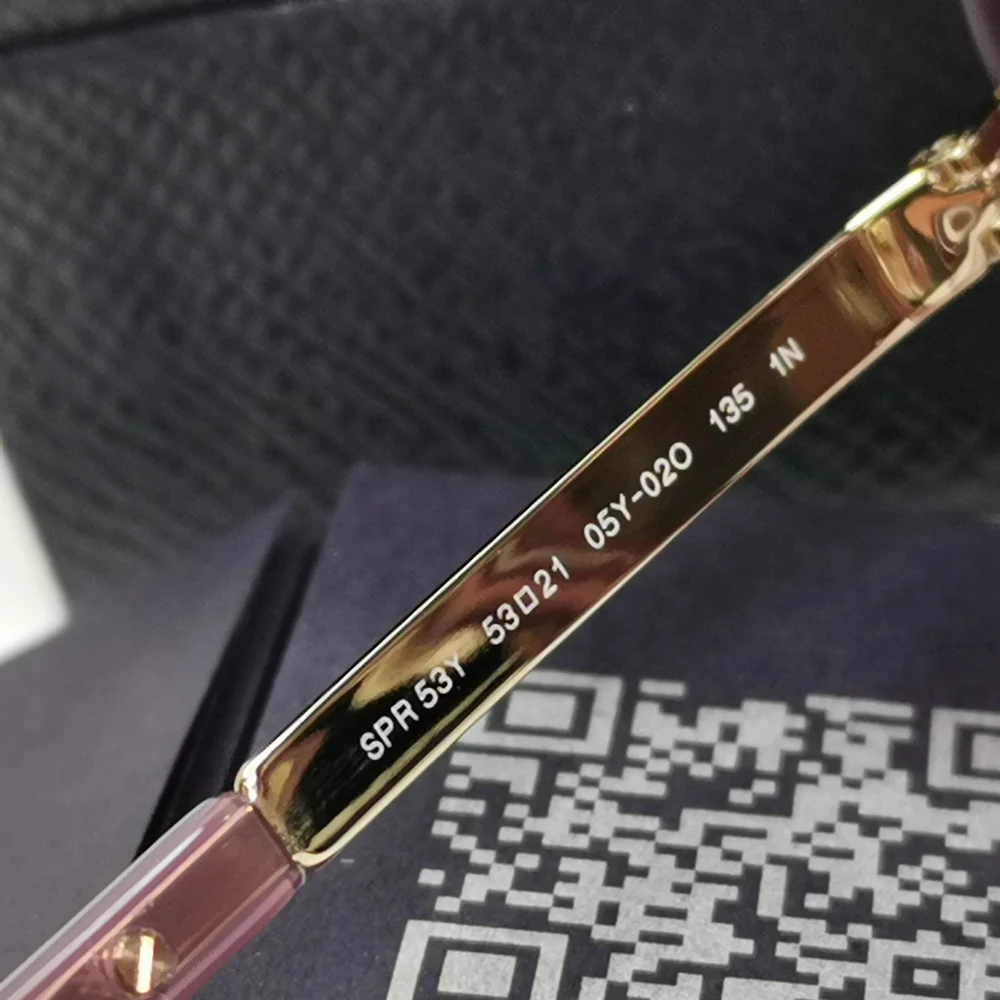 NWT Prada 53YS Buganville Opal Square 53mm Sunglasses